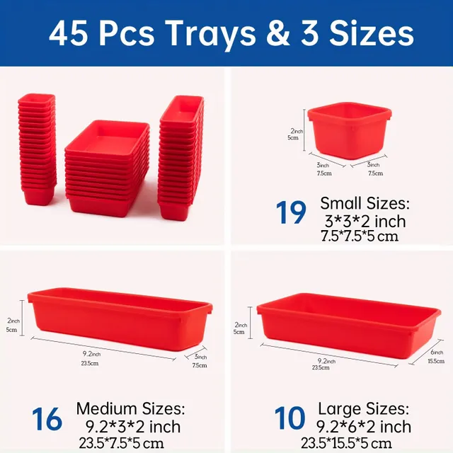 Organizer in the toolbox: Make the most of the space - Order and overview with each screw