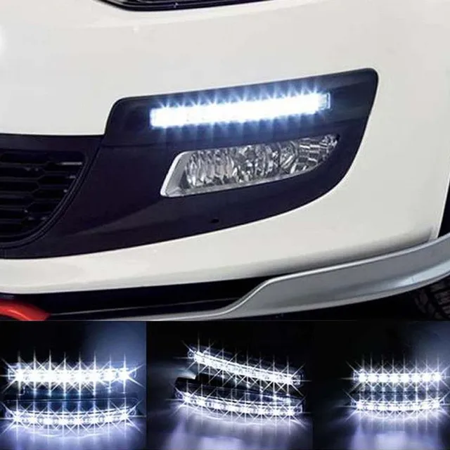 Lumină DRL pentru iluminare diurnă cu 8 LED-uri