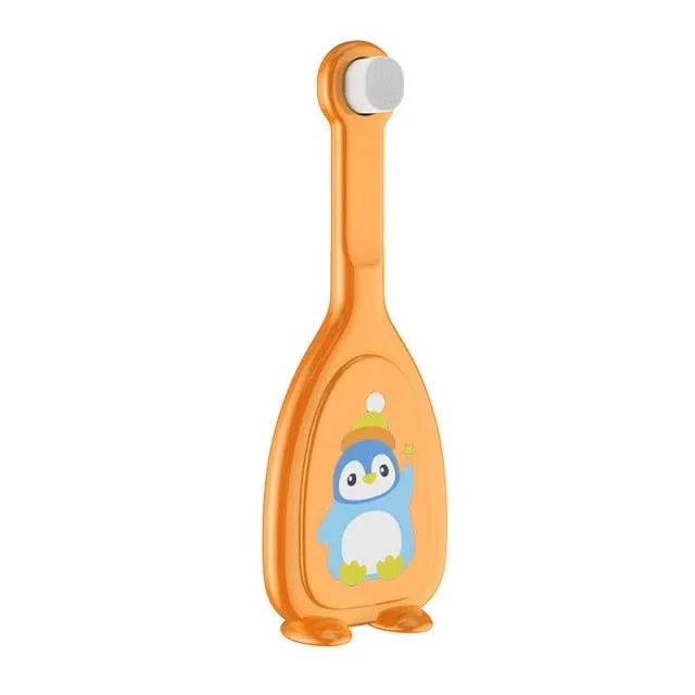 U-shaped whitening toothbrush for children from 2 to 12 years