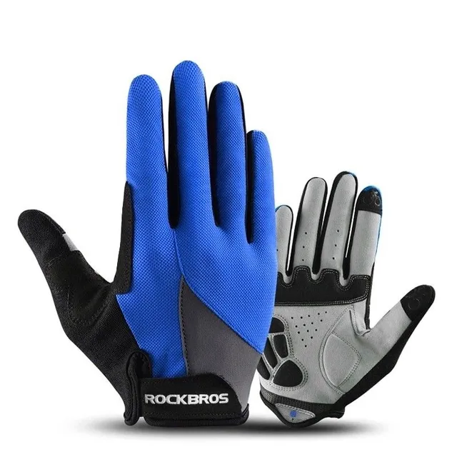 Bicycling gloves Bailey modra l