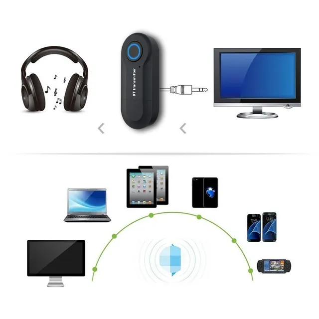 USB Bluetooth transmitter with 3.5 mm audio connector