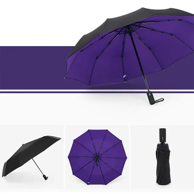 Automatyczne składanie parasola w różnych kolorach