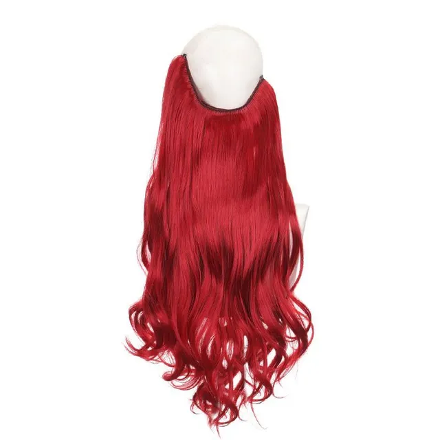 Synthetic hair extensions