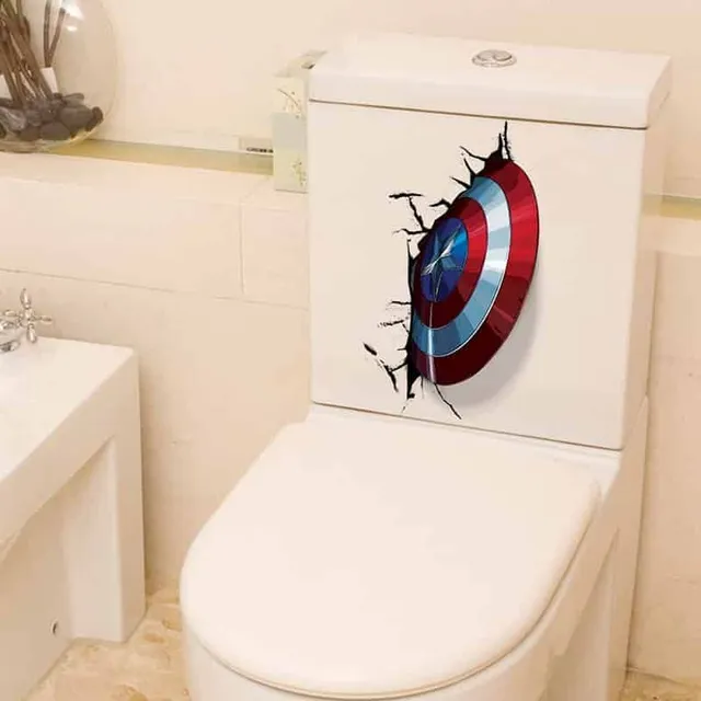 3D nálepka na záchodové sedadlo | Avenger