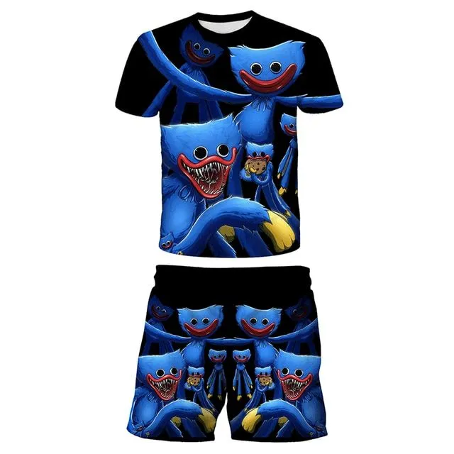 Boys summer set with the popular character Huggy Wuggy