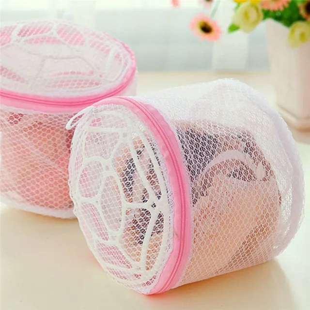 Washing machine case for gentle washing of underwear (Pink)