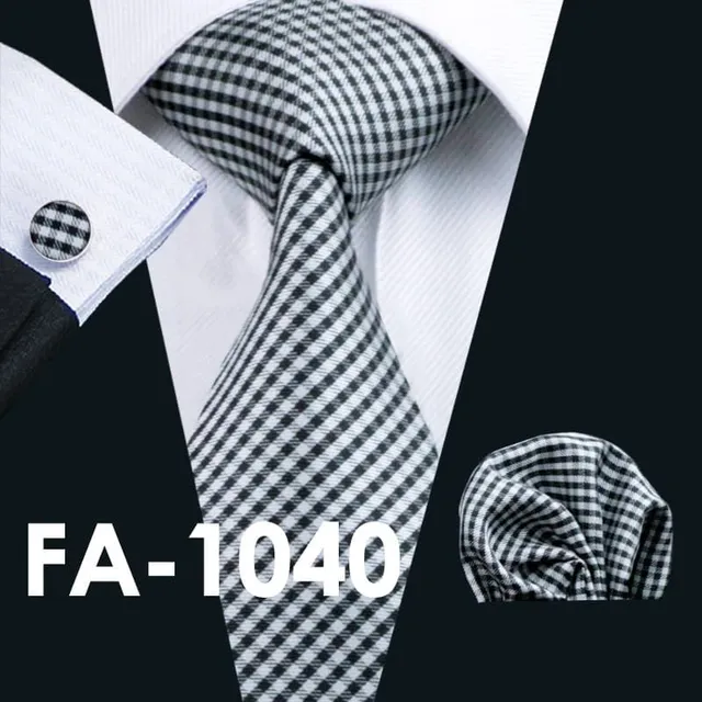 Stylish Men's Set © Tie, Kapeník, Cuff linkek