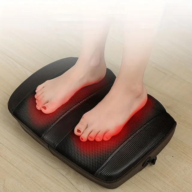 Relaxation electric foot massage apparatus with heating