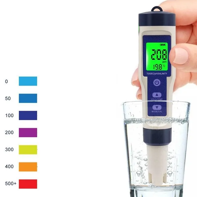 5 in 1 water quality tester for swimming pools