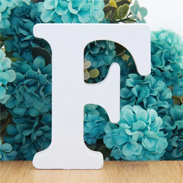 Stylish wooden letter suitable as a decoration or for making - the whole alphabet Eustachy