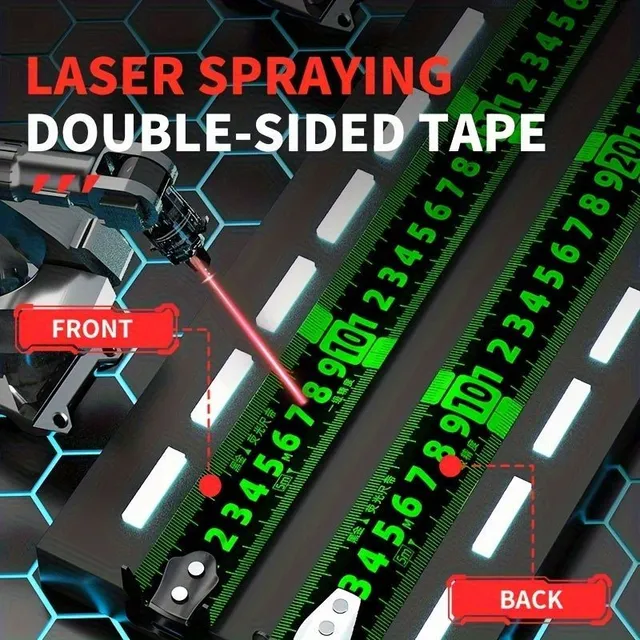 Accurate self-locking steel meter with high precision