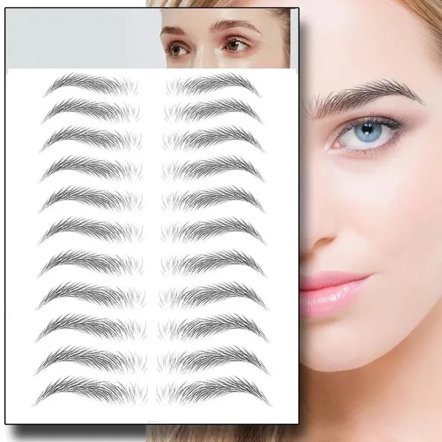 Microblading samolepka - dočasné tetovanie obočia