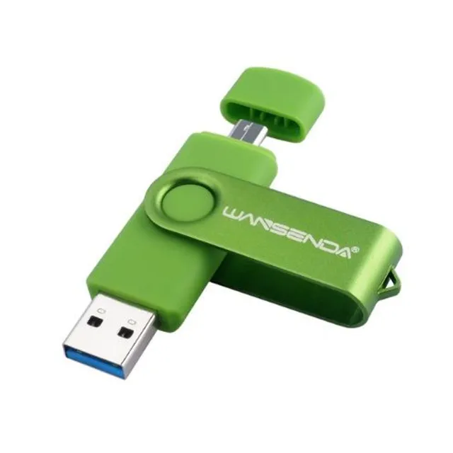 USB flash meghajtó 2 az 1-ben - 16 GB - 128 GB - 6 színben