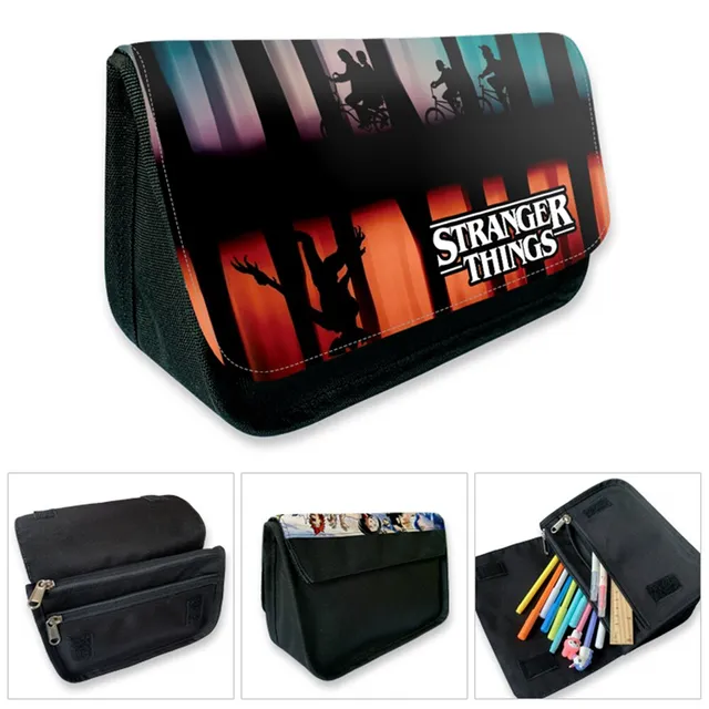 Veľkokapacitný kufrík na školské alebo kancelárske potreby Stranger Thing