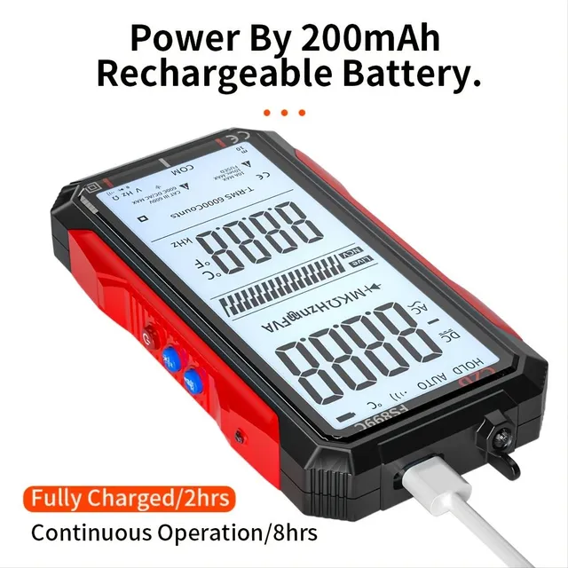 Super Overview Charging Multimeter 6000 Calculates Automatically Professional Easy Reading and Control