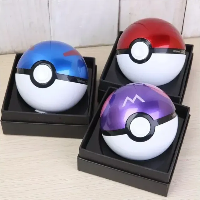 Stylowy powerbank w okrągłym Pokéball z bajek Pokémona