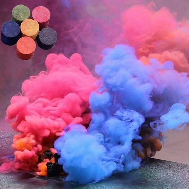 Efekt kouře pro focení - sada 6ks v různých barvách