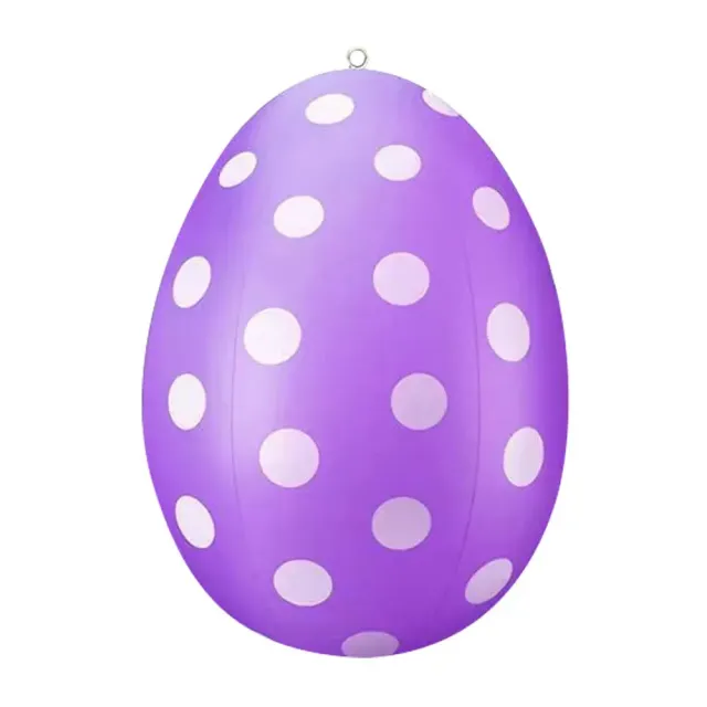 Wielkanocne jajka wielkanocne do dekoracji na zewnątrz purple