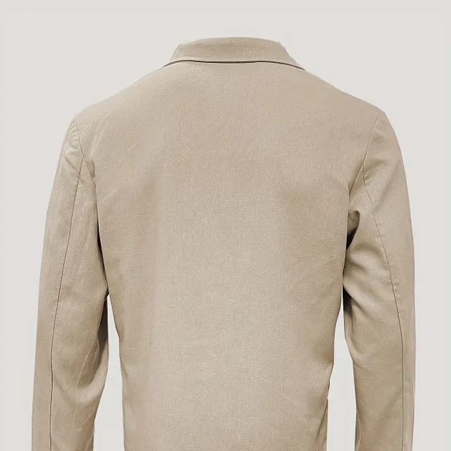 Men's versatile lightweight blazer with chest pockets and cuffs