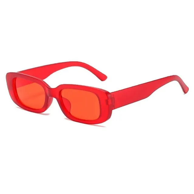 Klasyczne prostokątne okulary przeciwsłoneczne dla kobiet - różne kolory