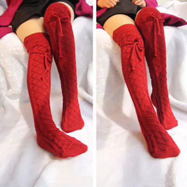 Șosete tricotate de Crăciun Cath