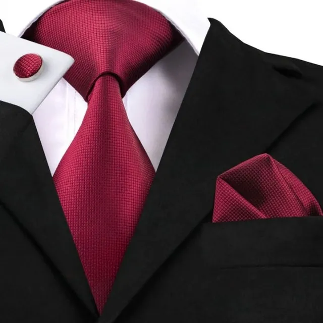 Men's luxury business set | Tie, Handkerchief, Cufflinks