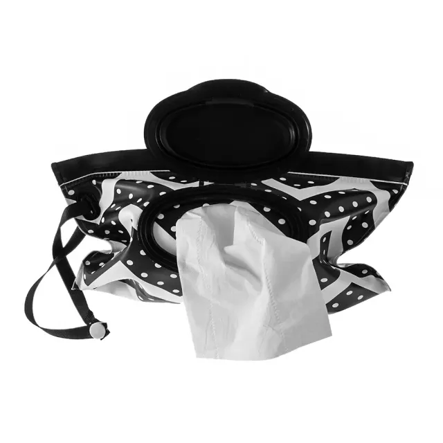 Wet napkin cover for children with buckle cap - Two variants