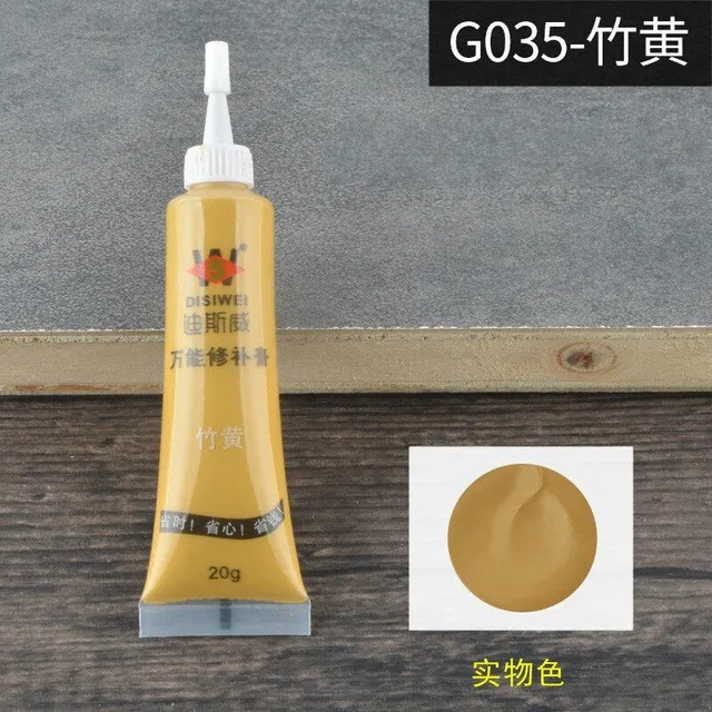 Paste for renovating wooden furniture Paste for wooden floors Quick scratch remover Repair paint 17 colours Furniture wax 20g