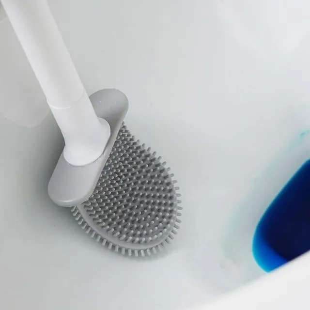 Silicone bathroom brush