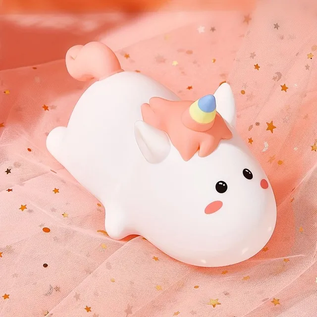 Silicone touch night light in the shape of cute puppy