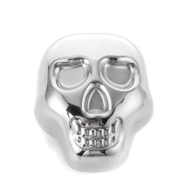 Cooling cube in the shape of a skull