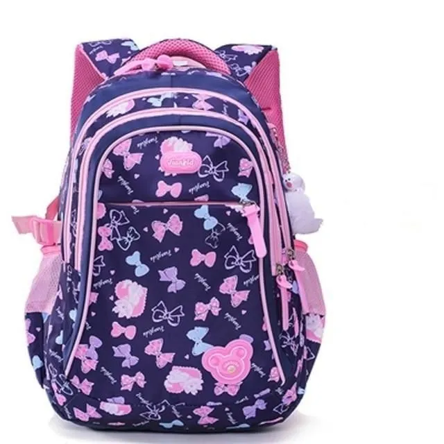 Dievčenské školský batoh