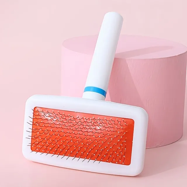 Effective hair remover - brush for dogs and cats (Catched hair and cleaning)