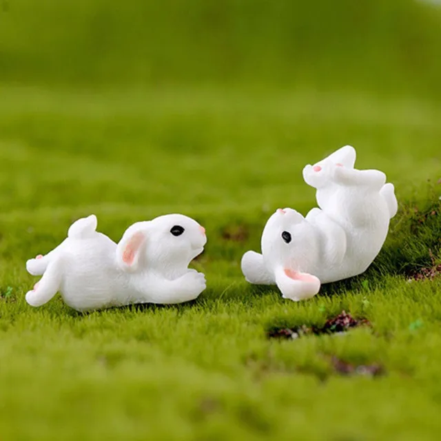 Cute Easter decoration with motive for rabbits