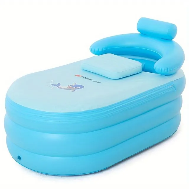 Practical inflatable bath - comfortable bath and easy storage