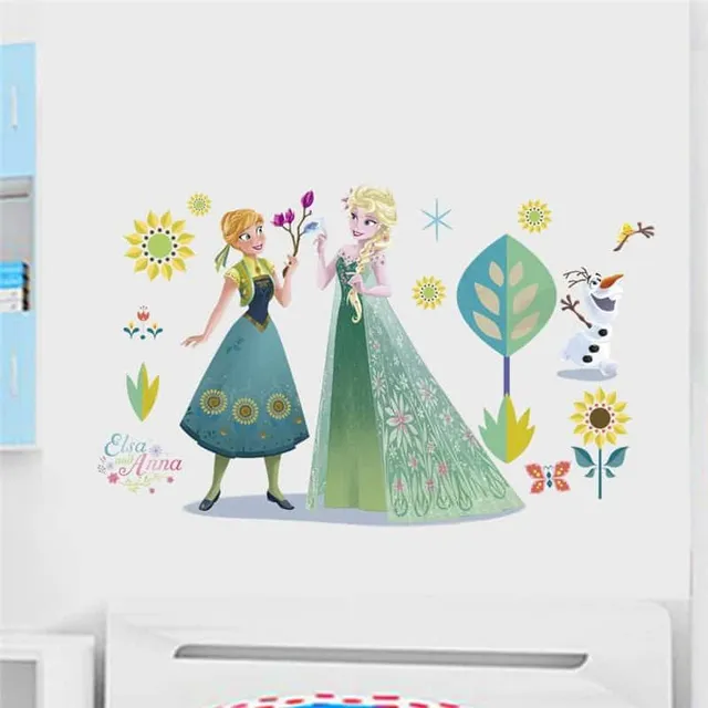 Wall sticker Elsa Anna | Ice Kingdom