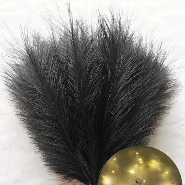 Artificial pampas grass with LED lighting - vase decoration