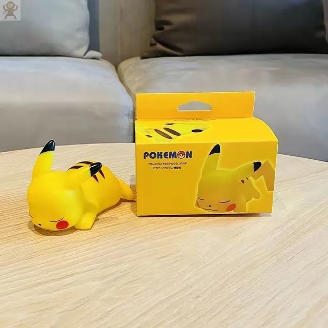 Aranyos éjjeli lámpa alvó Pikachu motívummal