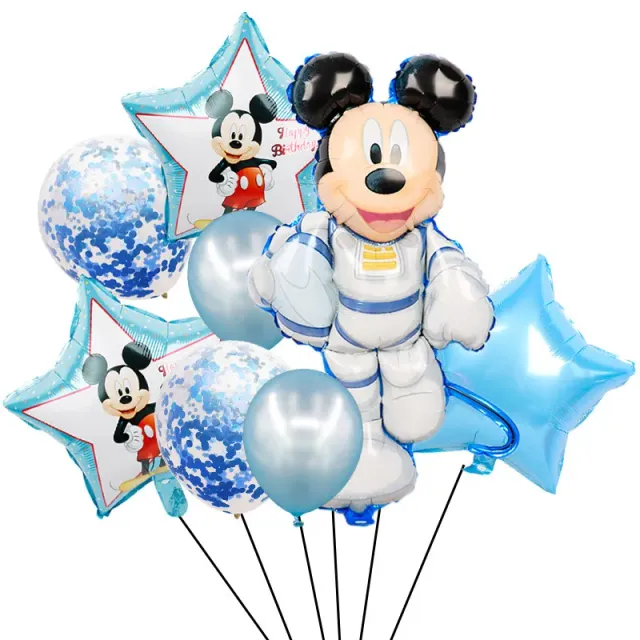 Set of inflatable children's balloons Minnie and Mickey