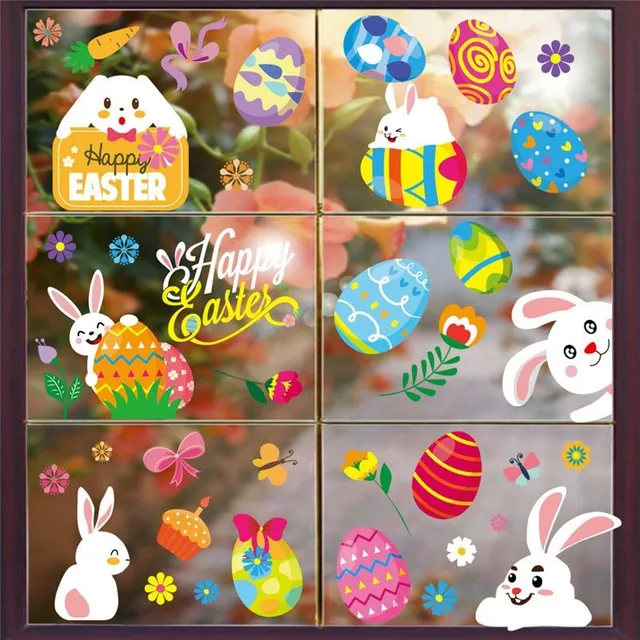 Easter Decorative stickers for windows · UZO