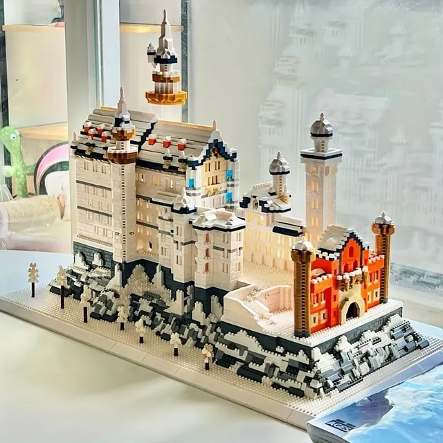 Miniaturowa rzeźba, światowa architektura krajobrazu - Swan Lake Castle Building