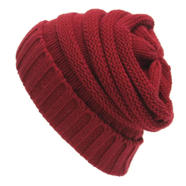 Winter stylish women's knitted warm hat Furtalk