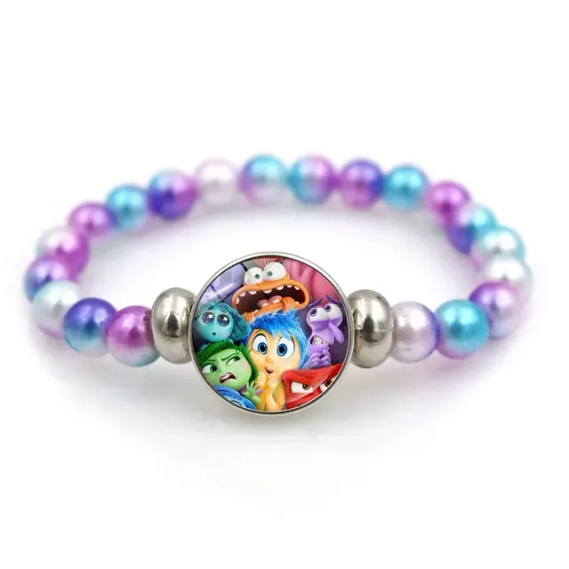 Colorful baby bead bracelet with pictured figure from a fairy tale In the head 2 - Inside Out 2