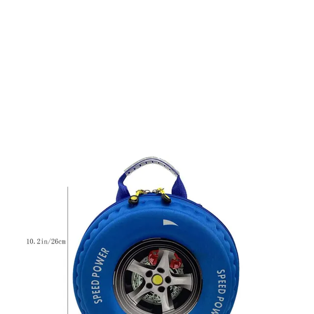 Cute round children's backpack with a cartoon theme - ideal for kindergarten and travel
