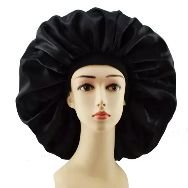 Luxury hair cap made of satin material - several variants of colors and cut