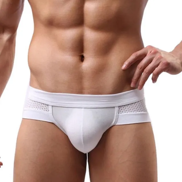 Men's solid colour briefs