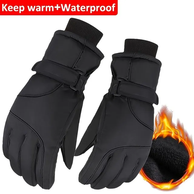 Warme Winterhandschuhe mit weichem Innenfutter für alle Wintersportarten