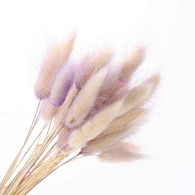 Set of artificial flowers in a vase