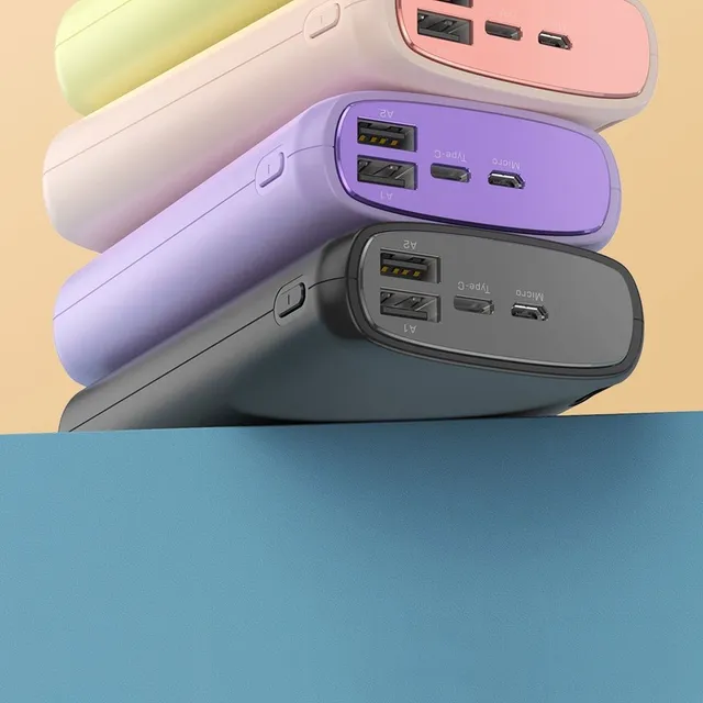 Powerbank portabilă externă de încărcare rapidă - diferite culori