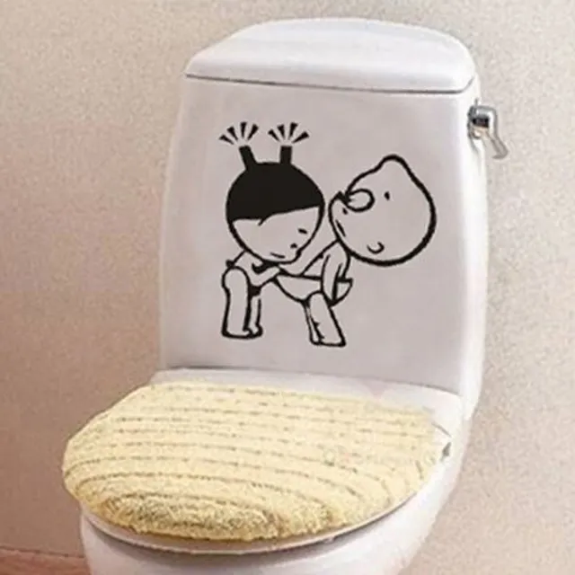 Funny bath sticker - 5 variants